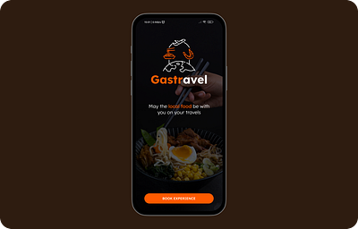 Splash screen for a travel app app branding design gastronomy splash screen travel