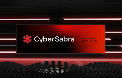 CyberSabra - Visual Identity 3d animation branding design download free freebie graphic design illustration logo mockup mockup cloud mockupcloud motion graphics ui