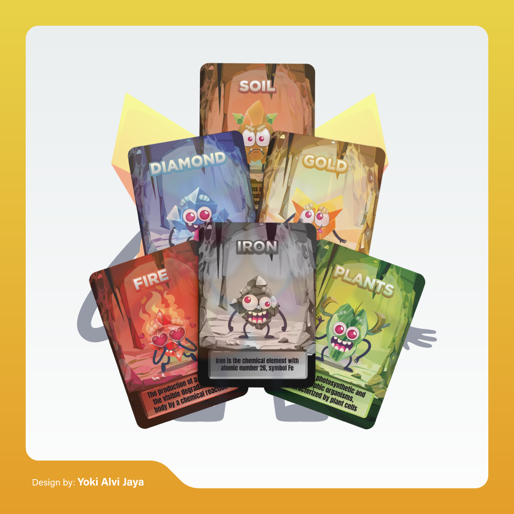 Rarity Cards - 2022 board game boardgame boardgames card game cardgame character diamond elements fire gold iron kidscardgame plants sciencegame soil stemlearning tabletopgames tabletopgaming