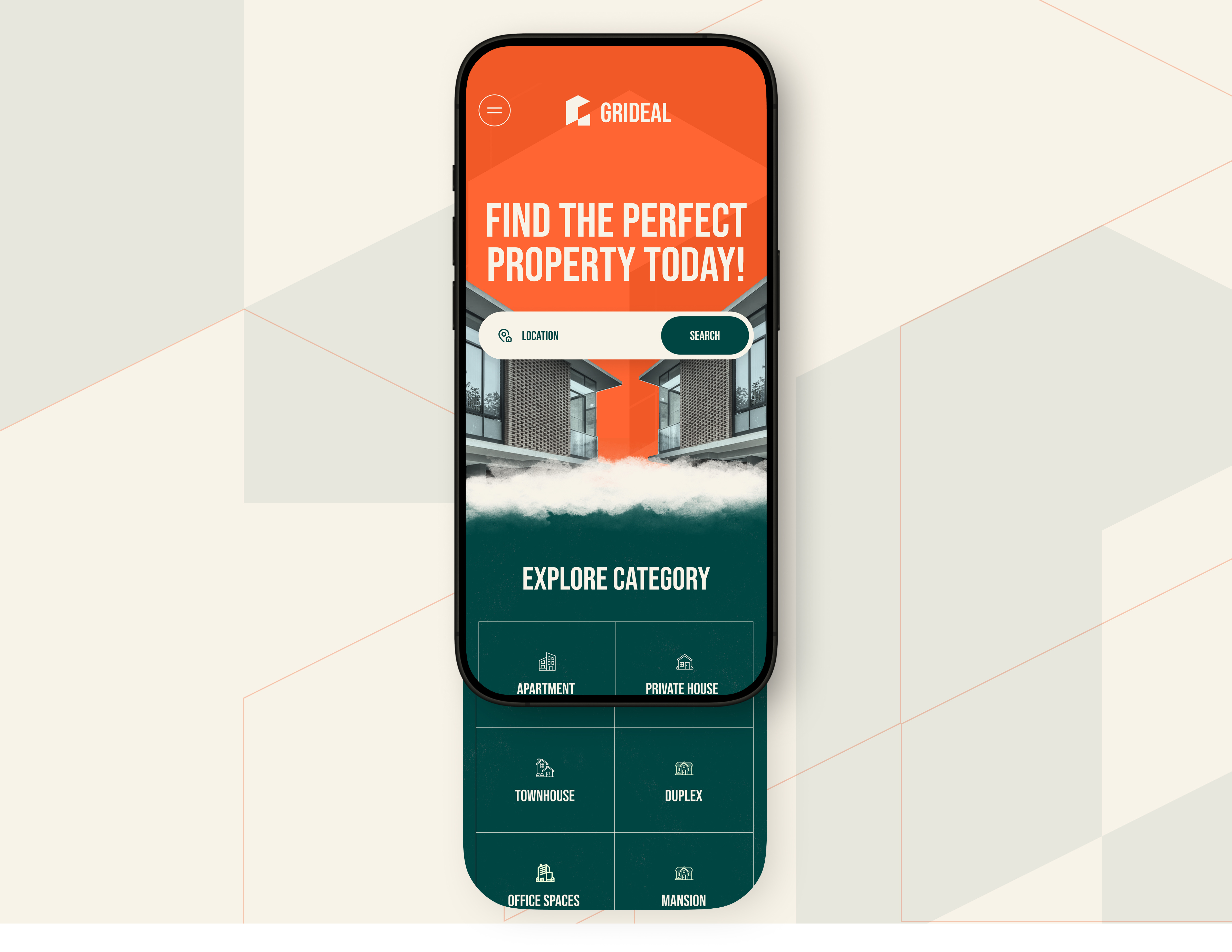 Example of Real Estate Mobile App Design