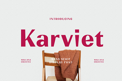 Karviet Sans Serif Display Font animation branding design font fonts graphic design logo nostalgic