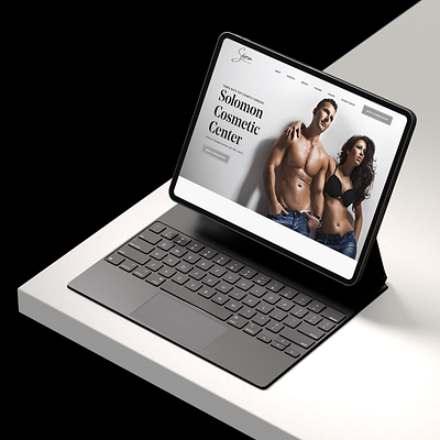 Solomon Cosmetic Center Website Design. branding breast augmentation breast implants business center company cosmetic cosmetic surgery digital landing logo marketing page solomon tummy tuck ui ux design webflow