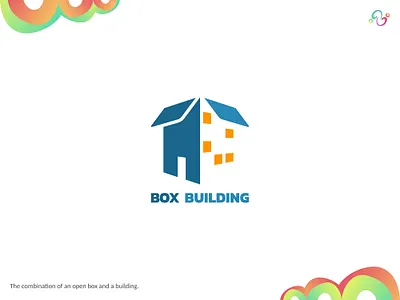 Box Building Logo apartment architecture box brand design building construction cube logo design logo designer logo for sale logo idea logo inspiration logomark logotype package packaging real estate square zzoe iggi