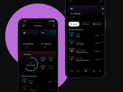 MoBank Dark UI branding design finance finance app finance app ui finance dashboard finance ui illustration inspiration logo mobile bank mobile bank ui mobile banking saas saas design ui ui design ux ux design web
