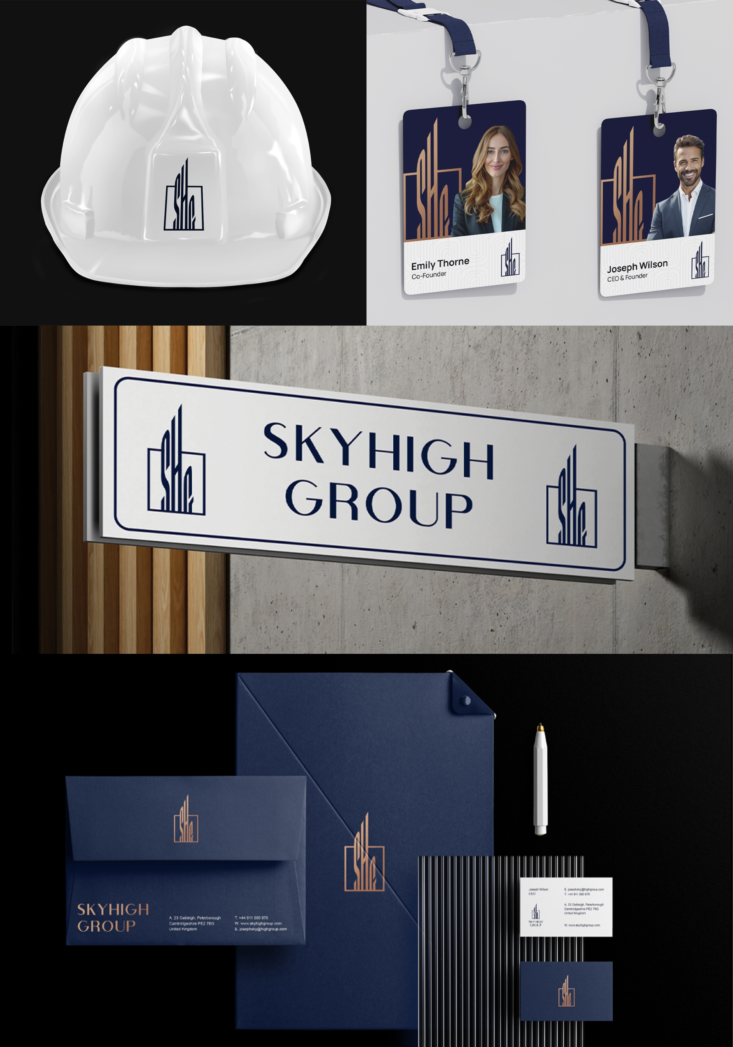Skyhigh Group Brand Identity brand identity branding graphic design logo