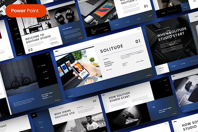 Solitude – Business PowerPoint Template clean colorful company corporate google slides keynote modern multipurpose multipurpose template photography pitch deck portfolio powerpoint presentation studio template unique web design web development website