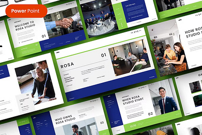 Rosa – Business PowerPoint Template clean colorful company corporate google slides keynote modern multipurpose multipurpose template photography pitch deck portfolio powerpoint presentation studio template unique web design web development website