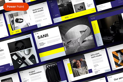 Sanii – Business PowerPoint Template clean colorful company corporate google slides keynote modern multipurpose multipurpose template photography pitch deck portfolio powerpoint presentation studio template unique web design web development website