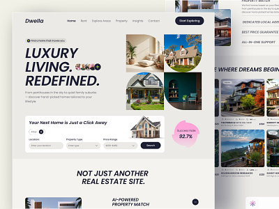 Real Estate Landing Page 2025trends bestdesigner cleandesign creativedesign interfacedesign landingpage minimaldesign modernui propertywebsite realestatelandingpage shapedesign topdesign topdesigner trendingdesign ui uidesign uiuxdesign visualdesign webdesign websitedesign