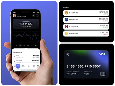 Crypto App Design android crypto crypto app crypto currency crypto trading ios mobile mobile ui ui user experience ux wallet