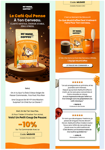 Email design for Coffee Brand | Klaviyo Email Design coffee brand ecommerce ecommerce marketing email design email template figma figma email design klaviyo klaviyo email design retention marketing