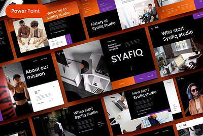 Syafiq – Business PowerPoint Template clean colorful company corporate google slides keynote modern multipurpose multipurpose template photography pitch deck portfolio powerpoint presentation studio template unique web design web development website