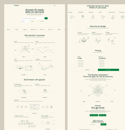 Instant AI Landing Page Design ai branding design figma framer illustration landing page modern website design responsive website design saas design ui uiux web web design website design