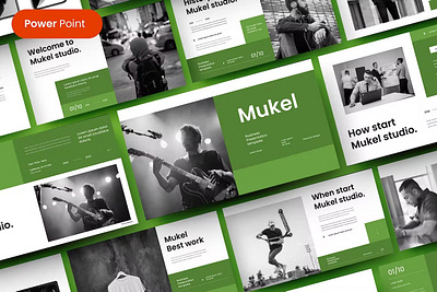 Mukel – Business PowerPoint Template clean colorful company corporate google slides keynote modern multipurpose multipurpose template photography pitch deck portfolio powerpoint presentation studio template unique web design web development website