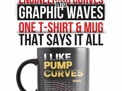 Chainzown’s Latest: Where Curves Speak Engineering chainzown creativeengineering custommerch datadrivendesign designwithdepth engineeringdesign engineerstyle fluidmechanics funnyengineergift mechanicalmerch mugdesign pumpcurves stemhumor techinspiredart tshirtdesign vectorart