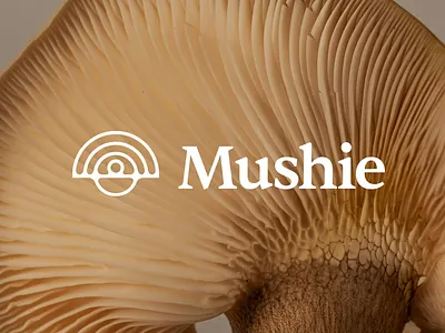 Mushie logo branding brandmark design graphic design identity linear logo mark minimal mushie mushroom