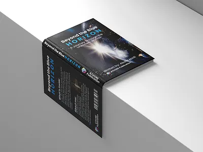 Futuristic Book Cover | Beyond the Blue Horizon book cover mockup design creative book cover concept fiction book cover designer fiction cover design futuristic book cover design futuristic storytelling design innovative book cover design modern book cover design 2025 science fiction book mockup science fiction graphic design scientific book cover design space exploration book cover art