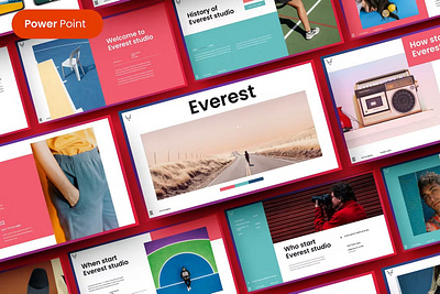 Everest – Business PowerPoint Template clean colorful company corporate google slides keynote modern multipurpose multipurpose template photography pitch deck portfolio powerpoint presentation studio template unique web design web development website