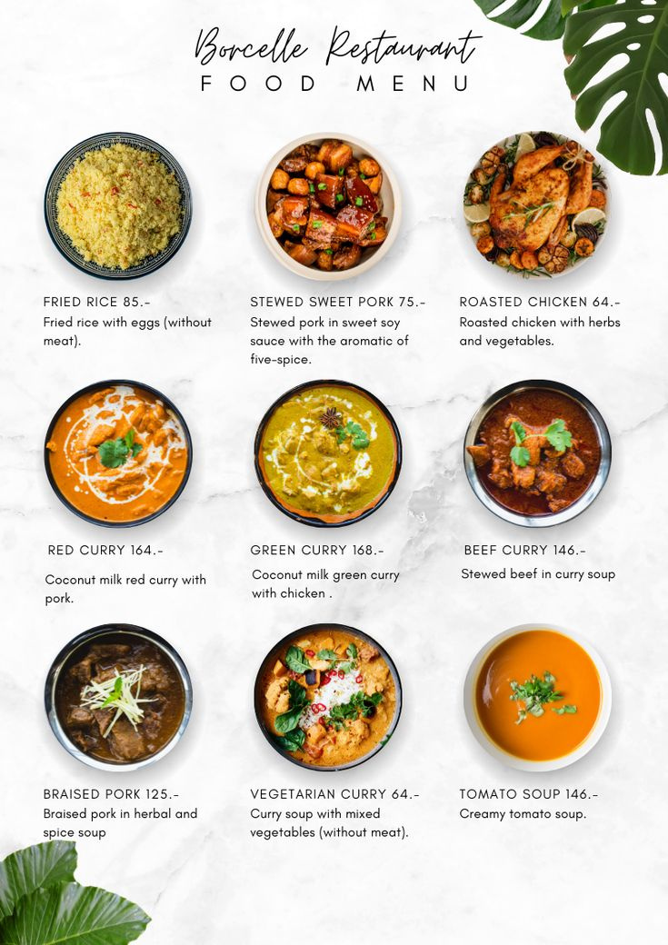 Restaurant Menu Design | Menu Design ui design