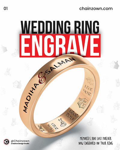 Memories Engraved—Custom Ring Design by ChainzOWN couplegift customdesign customillustration designwithemotion doodle engravedjewelry engravingideas heartsymbol illustration lifemilestones memoriesinmetal milestoneicon personalizedart photoshop ringengraving symbolicdesign vectorart weddingart
