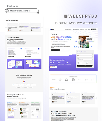 Digital Agency Finance business website corporate website digital agency website finance website landing page website design wordpress wordpress development wordpress website
