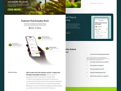 Grin Smart SaaS Website Design automation tool branding design figma framer illustration landing page productivity tool saas website design ui uiux web design website design