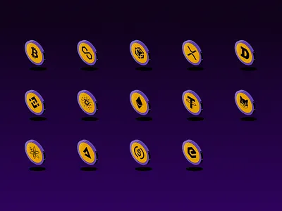Crypto Coins 3d bitcoin coins crypto crypto coins crypto illustration illustration web3