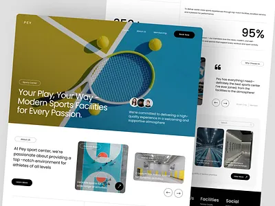 PEY Landing Page graphic design ui