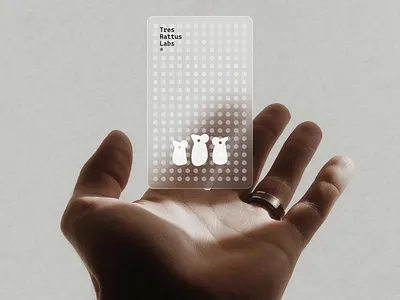 Tres Rattus Labs — Minimalist Identity for a Testing Future black brand branding branding guideline clean design graphic design identity iot lab logo mascot minimalist mouse rat science technology transparant visual identity white