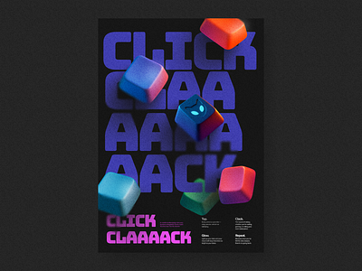 Keycaps | Poster design graphic design illustration keycaps mechanical keyboard poster poster design typography