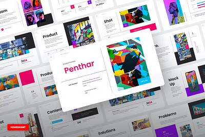 Penthar - Product Portfolio PowerPoint clean colorful company corporate google slides keynote modern multipurpose multipurpose template photography pitch deck portfolio powerpoint presentation studio template unique web design web development website