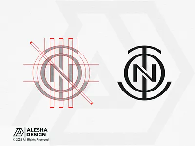 TONW Logo Design for Sale art awesome branding company design graphic design grid initial initials inspirations line logo mark minimalist n logo to logo w logo