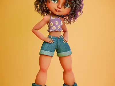 3D Game ready Character animation