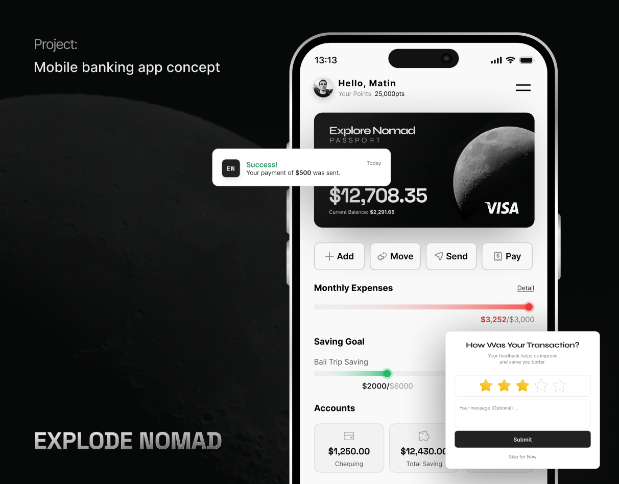Digital Banking App for Traveller: Case Study atm bank credit card digital bank digital banking digital banking app money travelling app ux case study uxui case study