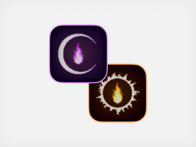App Icon Concept 01 app icon concept fighters iori ios king king of fighters kof kyo mobile of pixel