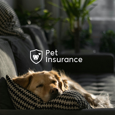 Pet Insurance Logo cat dog logo insurance logo logo design pet insurance pet logo
