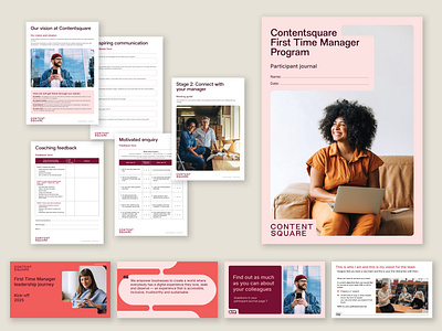 Contentsquare Manager Program graphic design layout ppt ppt design presentation design print