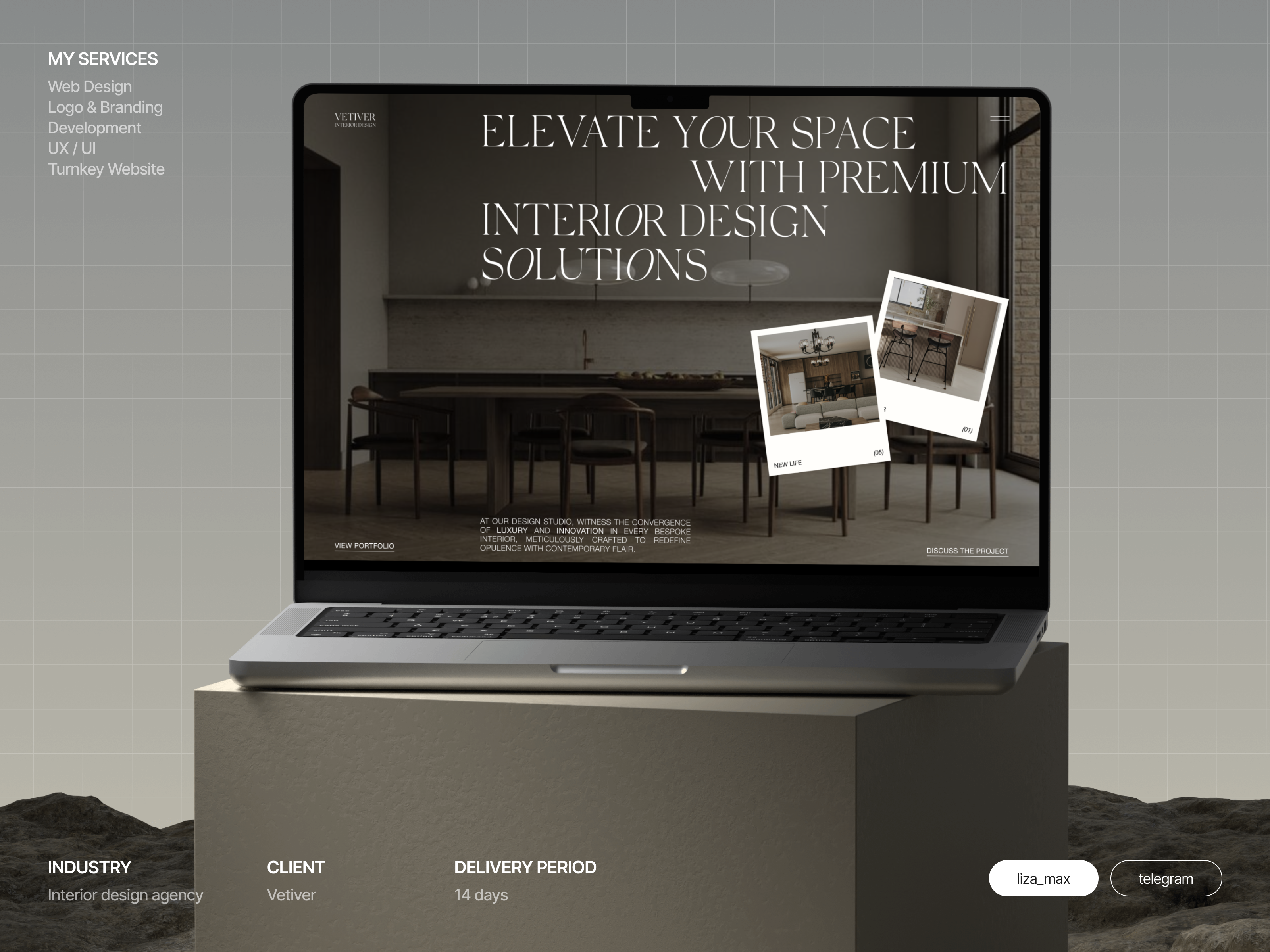 Example of Custom Landing Page Design