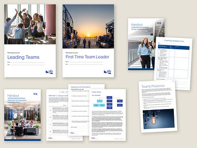 SLB Leadership Program 2023 graphic design indesign ppt presentation design print