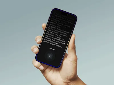 Voice Assistain App UI ai mobile app graphic design mobile app ui ui uiux voice voice assistain voice assistain app ui