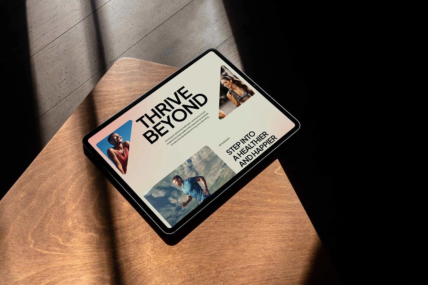 i-Thrive - Healthspan Clinic 3d animation branding design download free freebie graphic design illustration logo mockup mockup cloud mockupcloud motion graphics ui