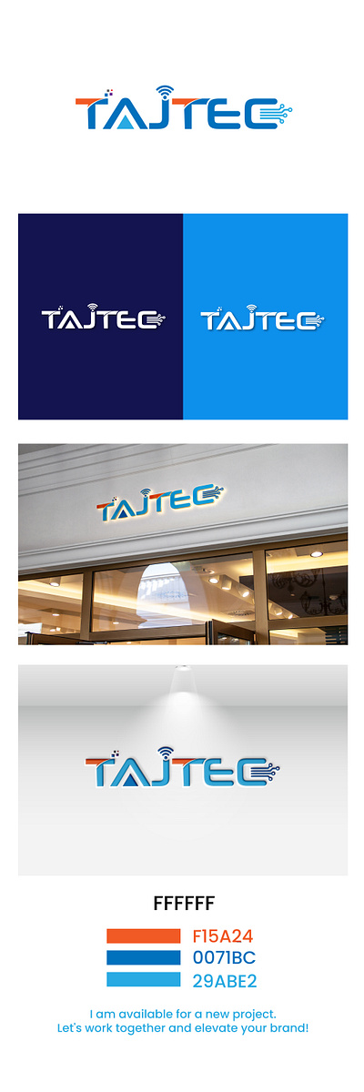 IT tecnology logo Branding design branding cyberspace digital logo network tech tecnology