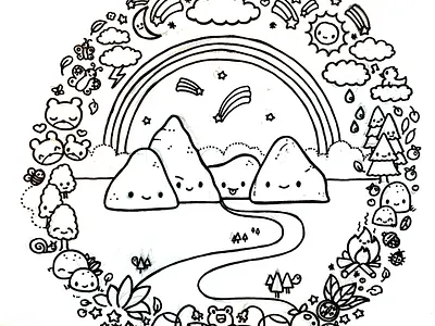 Day 006-365 Venture into Nature cute ill illustration ink kawaii marker nature