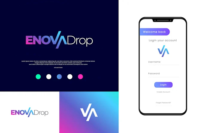 Example of Saa S Startup Tech Software Business Logo