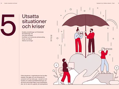 Falck. Editorial illustration branding character editorial falck illustration people