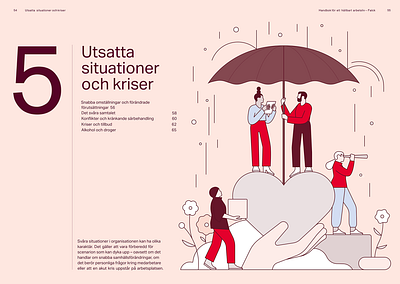 Falck. Editorial illustration branding character editorial falck illustration people