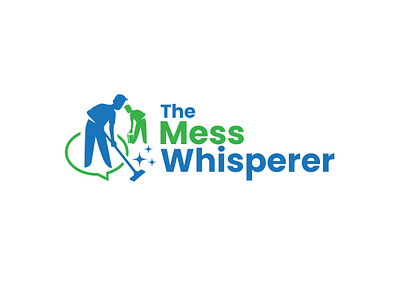 The Mess Whisperer_ Logo Design adobe illustrator branding creative design design graphic design logo logo design the mess whisperer