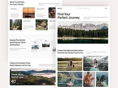 Scapia Trips Page – Travel Agency Website UI Figma booking platform ui destination finder figma travel ui mobile travel website responsive figma tour details page tour package template travel agency travel dashboard ui travel website flow trip details design trip planner design ui ui inspiration ui showcase ui trends user journey travel ux for travel ux ui case study