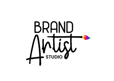 Brand Artist Studio_ Logo Design adobe illustrator artist brand artist studio branding creative design design graphic design logo logo design studio