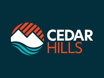 Cedar Hills Church Logo branding church design identity illustrator logo logomark vector wordmark